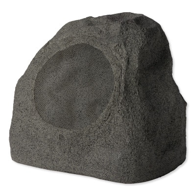 Russound 2-Way OutBack Outdoor Rock Speaker, 8 In., Weathered Granite